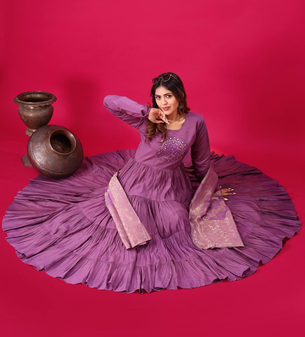 New Designer Party Wear Look Full Heavy Embroidery