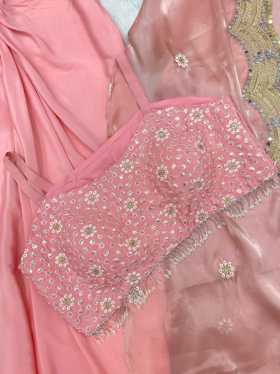 NEW THREE PIECE INDO WESTERN OUTFIT FOR TRENDY WEDDING SEASON