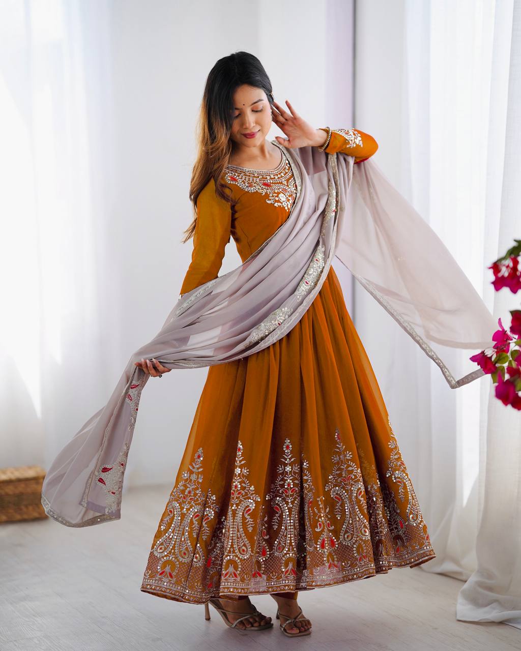 Heavy Designer Party Wear Look